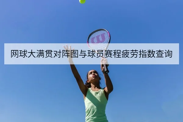 网球大满贯对阵图与球员赛程疲劳指数查询